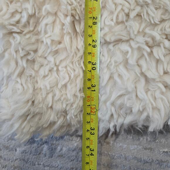 Hei Hei Anthropologie Sherpa Furry Long Line Vest Sweater Layering Western Small - Picture 10 of 10